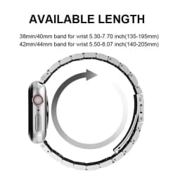 Stainless Steel Strap for Apple Watch Band 45mm Ultra 49mm 44mm 40mm 46mm 42mm 38mm Metal watch band iWatch Series 10 9 8 7 SE