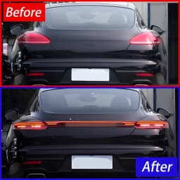 For Porsche Panamera 970 2010-2016 Led Auto Taillights Assembly Upgrade Startup Effect Dynamic through Taillights Accessories