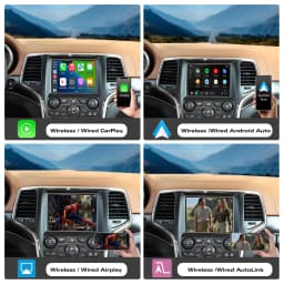 Wireless CarPlay Android Auto For Dodge Challenger Chrysler 300C Jeep 2014-2019 OEM Car Interface Upgrade MuItimedia Decoder Box