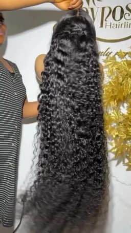 Malaysian Curly 250% Density 32 34 inch 13x6 HD Lace Front Human Hair Wigs Deep Wave 13x4 Frontal Wig Women Glueless Closure Wig
