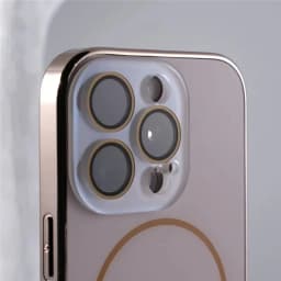 Electroplated Protective Case with Magnetic Phone Case for IPhone 17 16 15 14 13 12 Pro Max Camera Lens Protection Back Cover