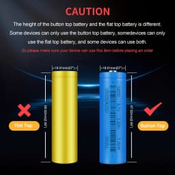 16PCS Button Top 18650 Battery And 2PCS Battery Charger, 2000mAh 3.7V Rechargeable Li-ion Batteries for Flashlight