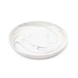 Gray Marble Ceramic Salad Plate