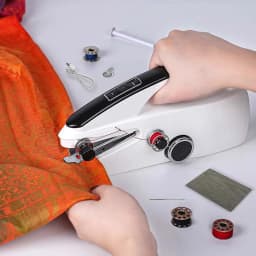 Mini Handheld Sewing Machine, Portable Electric Sewing Machine with Sewing Accessories Portable Sewing Machine Easy to use