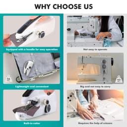 Mini Handheld Sewing Machine, Portable Electric Sewing Machine with Sewing Accessories Portable Sewing Machine Easy to use