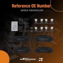 Front L&R Ceramic Brake Pads Kit for Nissan Rogue 2014-2020/Rogue Sport 2017-22