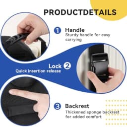 Luggage Backpack Conversion System Luggage Connector Straps Cross Shaped External Frame Backpack with Handle, Quick-Release Loc