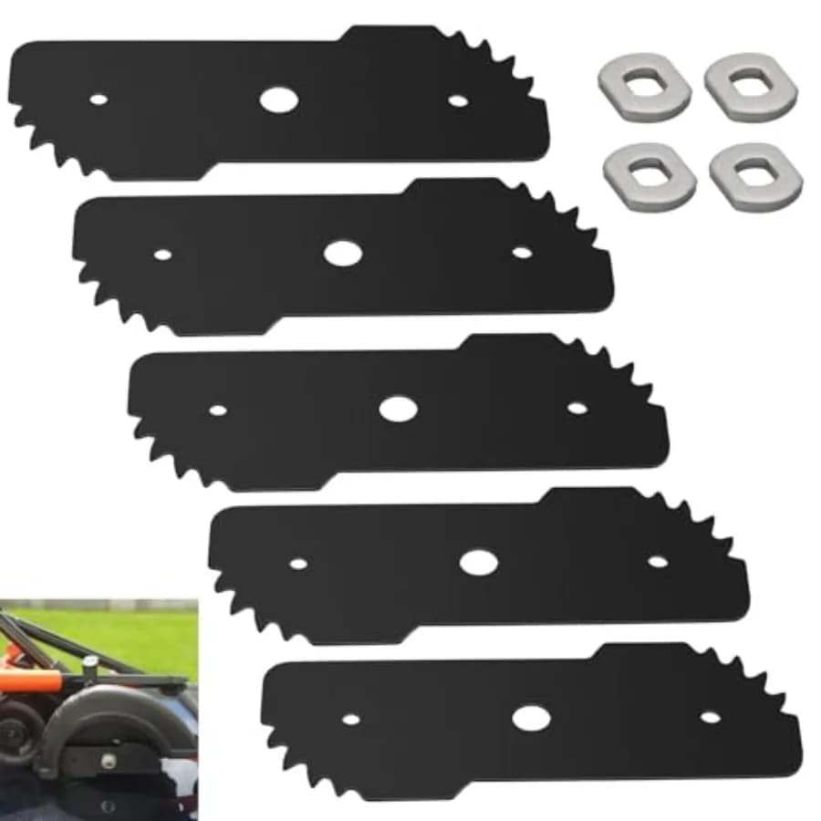 5 Pcs 7-1/2-inch Edge Hog Heavy-Duty Edger Blade Compatible with Black Decker LE750, LE710, LE760 Replace EB-007, High Temperat