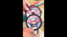LOZLIN 4.5" 3PCS Diamond Saw Blades Super Thin Dry Cutting Disc Wear Resistant For Tile Marble Granite Ceramic Angle Grinder Masonry Construction Tool