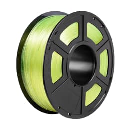 PLA Crystal Sparkling Yellow 3D Printer PLA Filament 1.75mm PLA Crystal Sparkling Yellow 3D Printer Material 250g Vacuum independent packaging