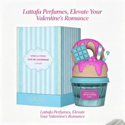 Lattafa Vanilla Freak Eau de Parfum, Give me Gourmand Collection, Unisex, Spray Form, 75ml, Vanilla Caramel Scent, Woody Notes, Long-lasting