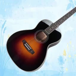 Handmade Professional Acoustic Guitar, Blues Master Keb' Mo' 2012 Acoustic Guitar Sunburst Color, Solid Spruce Top, Back And Side Are Laminate Rosewood, Rosewood Fretboard, 20 Frets, Bone Nut & Saddle, Ideal for Country, Blues, Jazz, High Quality