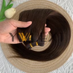 Human Hair Weft Extensions Straight 12"-22" Machine Remy Human Hair Extension 50g/pack Can Curly Hair Weaves for Women