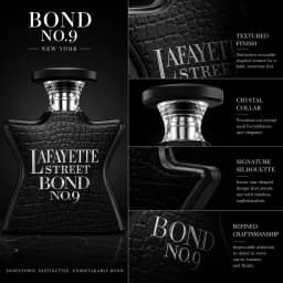 Bond No.9 Lafayette Street Eau De Parfum 100ml for Men Women Long Lasting Luxury Niche Perfume Spray Fresh Citrus Apple Vanilla Amber Woody Musk Fragrance Daily Wear Travel Gift
