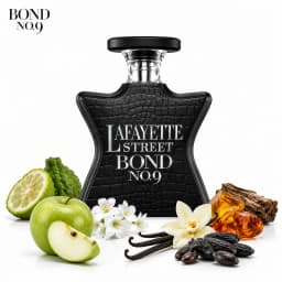 Bond No.9 Lafayette Street Eau De Parfum 100ml for Men Women Long Lasting Luxury Niche Perfume Spray Fresh Citrus Apple Vanilla Amber Woody Musk Fragrance Daily Wear Travel Gift