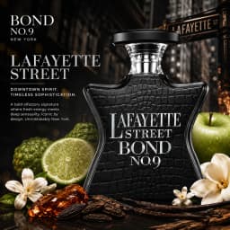 Bond No.9 Lafayette Street Eau De Parfum 100ml for Men Women Long Lasting Luxury Niche Perfume Spray Fresh Citrus Apple Vanilla Amber Woody Musk Fragrance Daily Wear Travel Gift