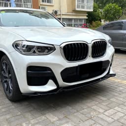 Front Bumper Spoiler Splitter Lip For BMW X3 G01 X4 G02 M Sport 2018-2021