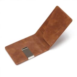 RFID Blocking Slim PU Wallet For Men, 5 Card Slots With Money Clip - Lightweight Bifold Wallet, Perfect Father's Day Gift