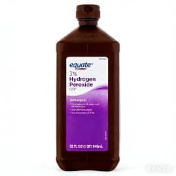 Equate 3% USP Grade Hydrogen Peroxide First Aid Liquid Antiseptic (6-Pack, 32 fl oz Each) Oral Debriding Agent