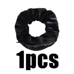1PCS/Fashionable Sporty Velvet Hair Ties with Zipper Pockets Large Loop Hair Bands Hair Accessories for Women