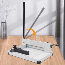 400 Sheets Paper Cutter Commercial Heavy Duty Guillotine Paper Trimmer For A4, B5, A5, B6, B7 Paper
