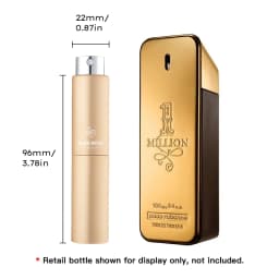 Paco Rabanne - 1 Million Edt Travel Spray (5ml), Genuine Fragrance Decant, Not Original Bottle, Sample Size
