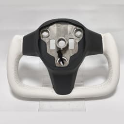 Nappa Leather For Tesla Model 3/Y 2018-2022 and Model Y 2022-2024 Racing Handle Pre-installed Personalized Car Accessories Yoke Steering Wheel