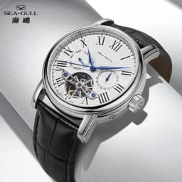 Seagull Luxury Dress Watch for Men Automatic Mechanical Watches Business 5Bar Waterproof Flywheel Wristwatch Relógios Masculino 622 624