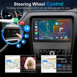 IYING Android 13 Car Stereo for 2010-2014 Ford Mustang 10 Inch Touchscreen with Wireless CarPlay Android AutoGPS/WiFi/Bluetooth/Mirror Link/Backup Camera