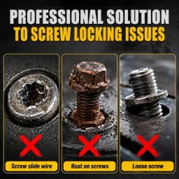 LOOLIFL Medium Strength Blue Thread Locker 10ml Anti Vibration Screw Locking Adhesive Anti Rust Sealant for 1/4"-3/4" Metal Bolt Nut Bike Machinery Thread Repair Glue