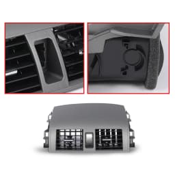 Dash Center A/C Air Vent Upper Bezel Trim Fit for 2009 2010 2011 Toyota Corolla 55670-02160, 55663-02060, 55435-02220, 55436-021