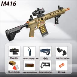 Creative toy gun, featuring stable shooting and balanced range and speed; the rechargeable design ensures long-lasting use, suit