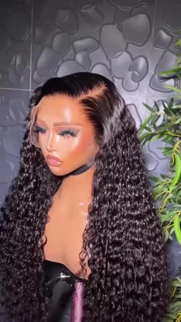 40 46 Inch 13x4 13x6 HD Lace Front Wig Deep Wave Frontal Wig Human Hair Brazilian Curly Lace Front Wigs For Women 300% Density
