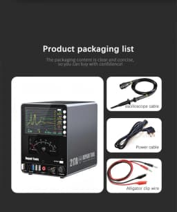 TBK217A DC Power Supply 150W Adjustable Bench Power Supply 20V 5A, Variable DC Power Supply with Real-Time Curve Display, Progra