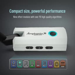 SONICAKE Local Amphonix 2 Headphone Guitar Amp 50 Factory Presets, 9 Effect Modules, BT Connectivity, App Control, USB Audio Recording for Home Practice and Outdoor Performances shipping from US