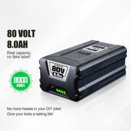 VANON GBA80200 8.0Ah 1/2/4Pack Lithium Battery 80V Replace for Greenworks GBA8050 GBA80400 GBA8050 Power Tools Battery pin