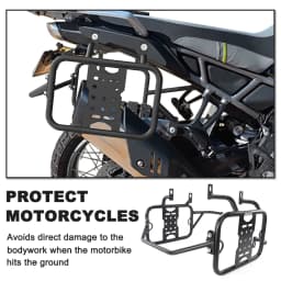 Motorcycle Side Luggage Rack Bracket Pannier Saddlebag Support Racks Saddle Bags 450MT 2024-2025 IBEX 450 2024-2025 For CFMOTO