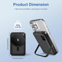 Magnetic Power Bank 10000mAh Wireless Charger 20W Fast Charging Portable External Battery Pack for iPhone 15/14/13/12 Series