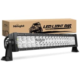 Nilight 22" LED Light Bar Flood Spot Combo Work Light Driving Lights Fog Lamp Offroad Lighting for SUV Ute ATV Truck 4x4 Boat