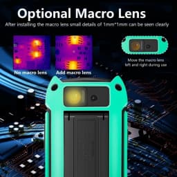 TOOLTOP ET14C Portable Thermal Imaging Camera 2.8-inch ISR 240*240 Infrared PCB Thermal Imager with Macro Lens HVAC Repair