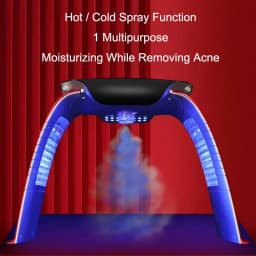 Colorful Photon Oxygen Injection Moisturizing LED Mask PDT Hot Cold Spray Beauty Device for Skin Rejuvenation