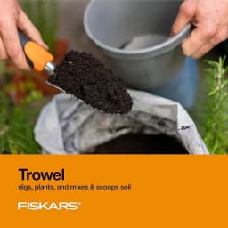 Heavy Duty 3-Piece Garden Tools, Magnesium Alloy with Centimeter Scale, Soft Grip Handle Reduces Fatigue, for Yard Work