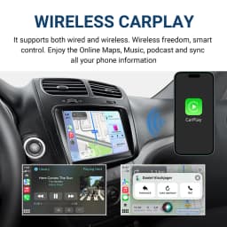 ANYFAR Original Car Screen Upgrade Wireless CarPlay Android Auto Retrofit Kit Decoder Box Navigation For Fiat Freemont 2013-2018
