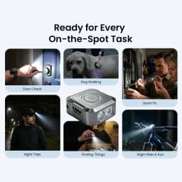 SOFIRN Mini EDC SE1 300LM Pocket Flashlight RGB Signal Ring with UV Light and Magnetic for Night Run Door Check