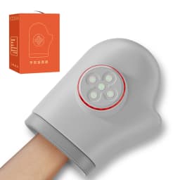 Electric Hand Massager Glove with Heat & Compression, 2000mAh Cordless, Full Hand Massage for Stiff Hands, Palm & Finger Care