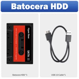 Batocera 500G Retro Game Hard Drive With 48000+ Games External Handheld Emulator Gaming HDD for N64/PS3/PS2/PS1/WII Compatible with Win PC
