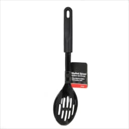 Basic Nylon Slotted Spoon, 11.5 inch, Black