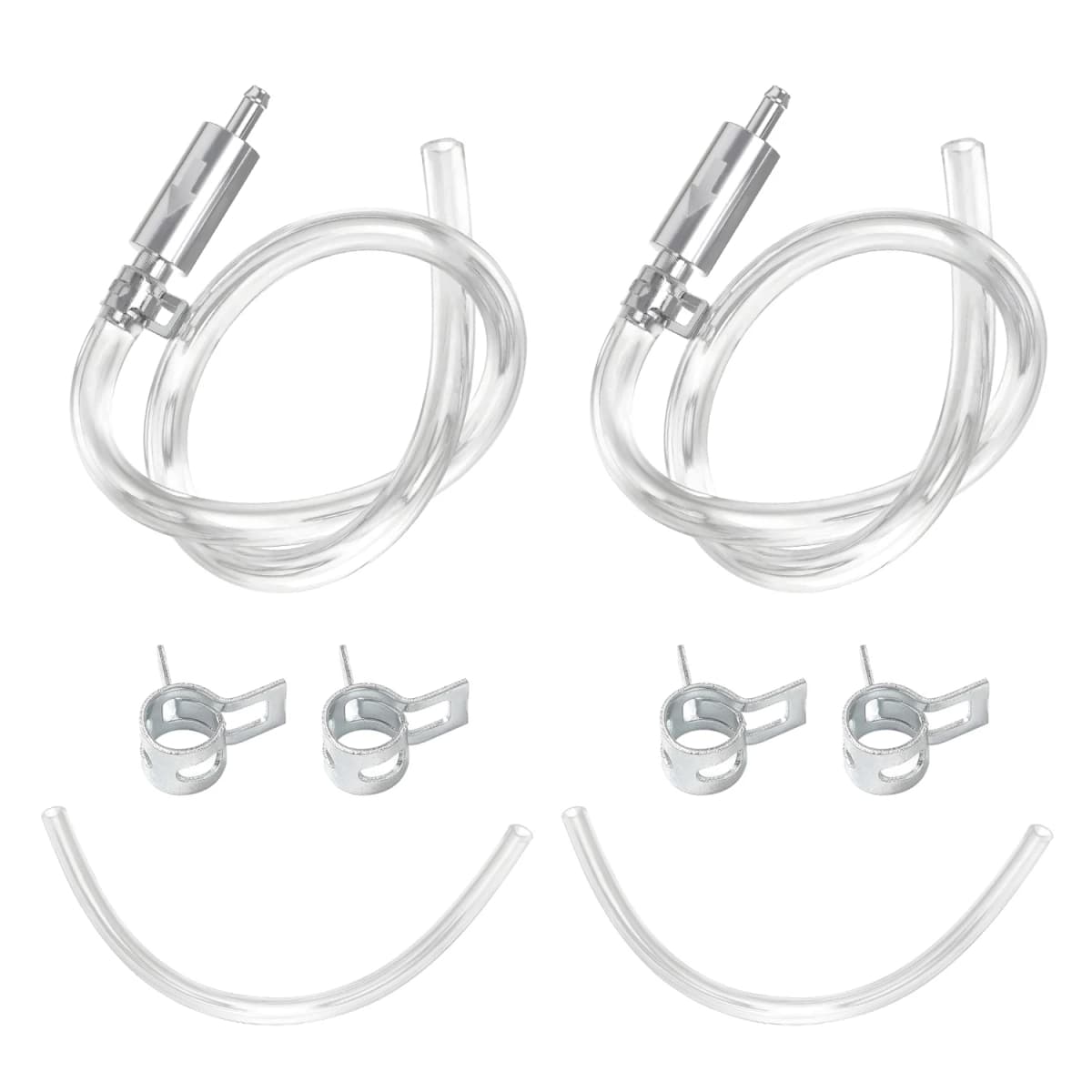 2X Brake Bleeder Hose, One Way Check Valve Tube Bleeding Tool Kit for Motorcycle Clutch, Hydraulic Brake Fluid Bleeder Replacement Hose, Motorcycle Accessories