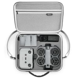 STARTRC Carrying Case for DJI Neo 2 Accessories, Portable PU Protective Shoulder Bag for DJI Neo 2 Fly More Combo, Compatible with RC-N3/RC-N Remote Controller