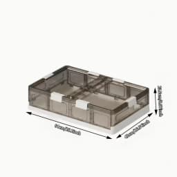 Foldable Under Bed Storage Box with Clear Transparent Flip Lid & Built-in Rolling Wheels, Collapsible Stackable Plastic Underbed Storage Container with Side Gripping Handles, Dustproof Low Profile Organizer for Clothes, Blankets, Bedding, Toys, Bedroom, D